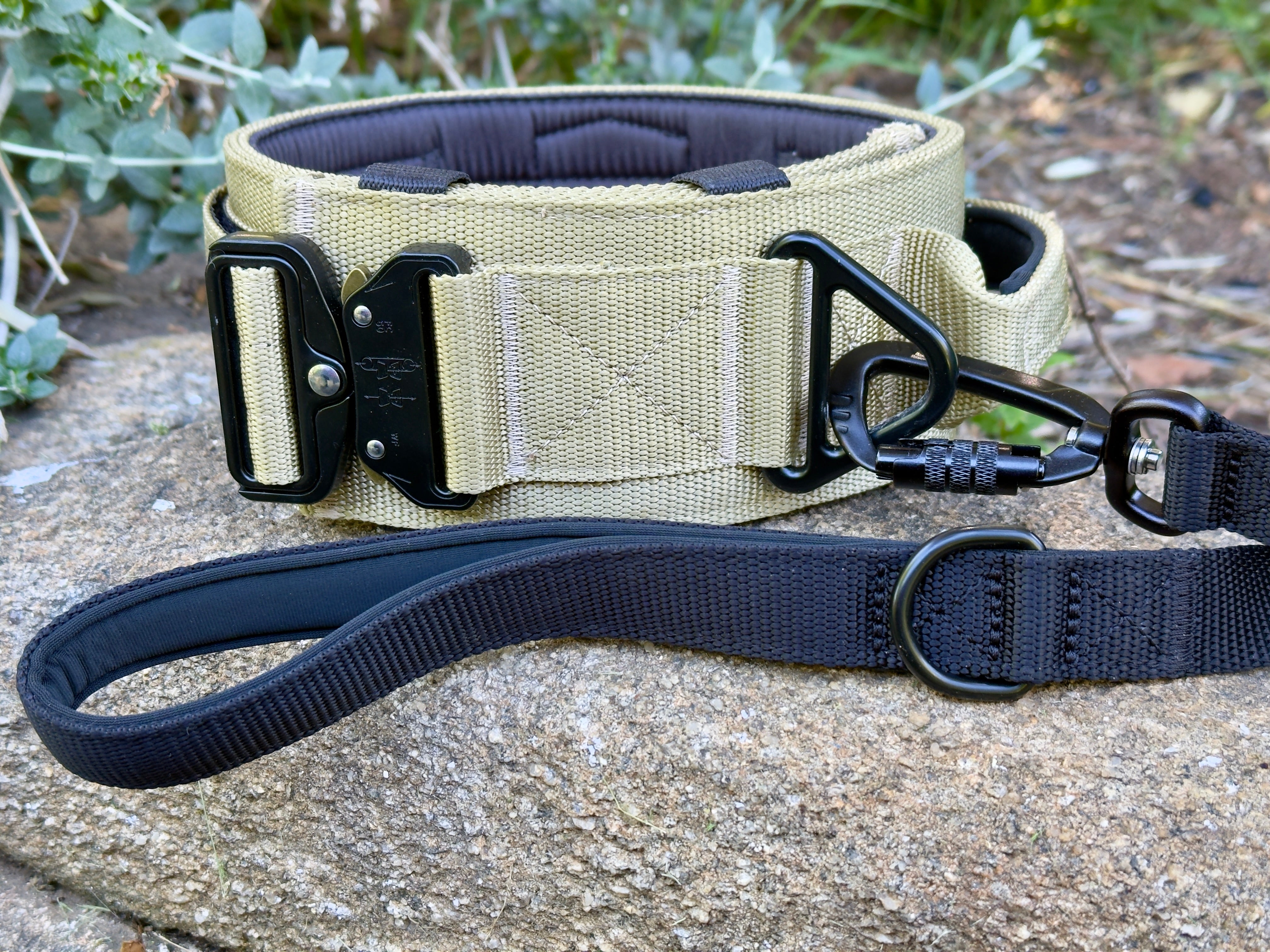Collar táctico militar coyote K9 Godthund pack correa collar